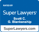 Logo Recognizing The Blankenship Law Firm's affiliation with Super Lawyers